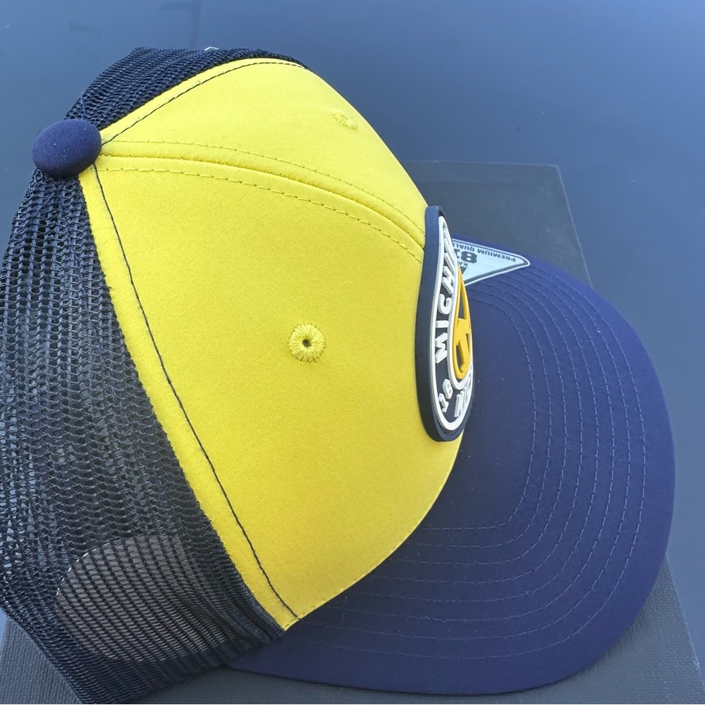 Michigan Yellow and Blue Cap - Picture 2 of 5